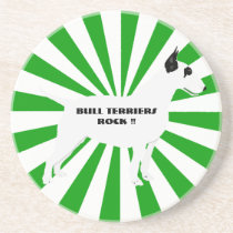Bull Terriers Rock !! Coasters