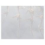 Bull thistle leaves covered with hoar-frost customized letterhead