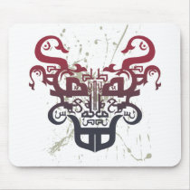 Bull Typo Mousepad by fawazo Bull Typo Mousepad