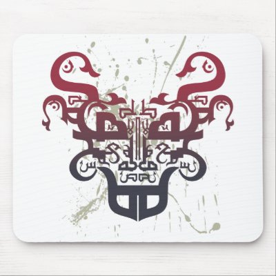 Bull Typo Mousepad by fawazo