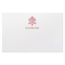 Bulla de Ecclesia Dei Custom Stationery
