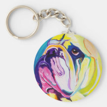Bulldog #1 keychain