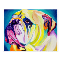 Bulldog #1 post cards