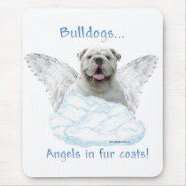 Bulldog Angel Mouse Mat
