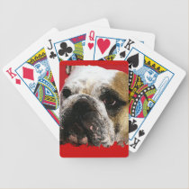 BULLDOG playing cards
