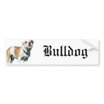 bulldog bumper sticker