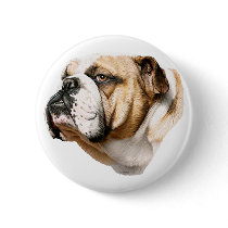 Bulldog Bust Pin