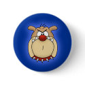 Bulldog Button by psychoclowns Bulldog Button