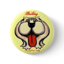 Bulldog button design by vitaliy Bulldog button design