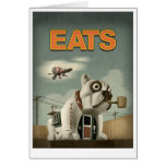 Bulldog Cafe Greeting Card