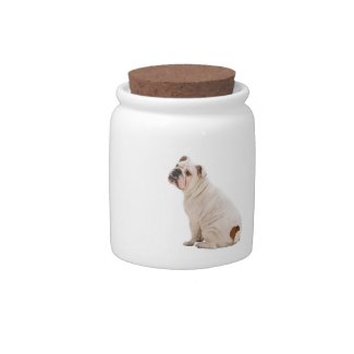 Bulldog Candy Jar