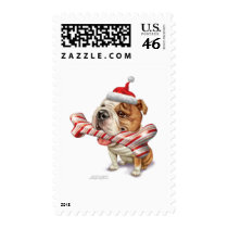 bulldog_card postage by HaHaGreetings bulldog_card postage