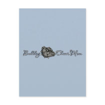 Bulldog Cheer Mom Post Card
