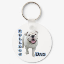 Bulldog Dad 4 - Keychain