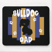 Bulldog Dad Mousepad mousepads