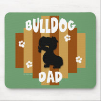 Bulldog Dad Mousepad mousepads