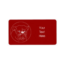 Bulldog Dark Label Template