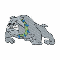 Bulldog embroidered shirts