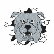 Bulldog embroidered shirts