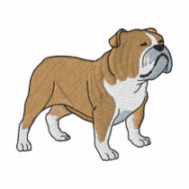 Bulldog embroidered shirts