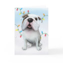 Bulldog (English) Christmas Card by cartoondogs Bulldog (English) Christmas Card