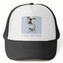 Bulldog (English) Love Trucker Hats