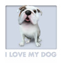 Bulldog (English) Love shirt