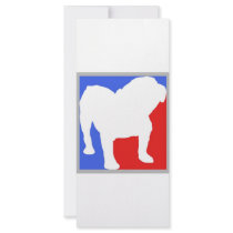 Bulldog exclusive design rack card design