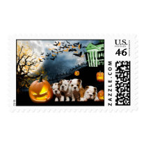 Bulldog Halloween Postage postage by normagolden Bulldog Halloween Postage postage