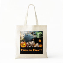 Bulldog Halloween Tote Bag
