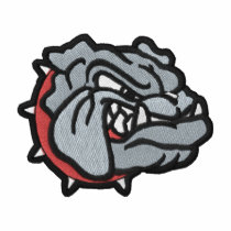 Bulldog Head embroidered shirts by ZazzleEmbroidery Bulldog Head embroidered shirts