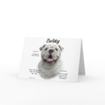 Bulldog History Design Greeting Card