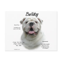 Bulldog History Design Post Card