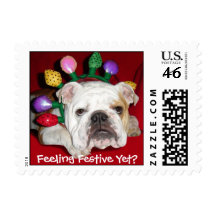 Bulldog Holiday Postage