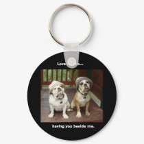Bulldog Keychain