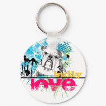 Bulldog keychains by Chic_Boutique Bulldog keychains