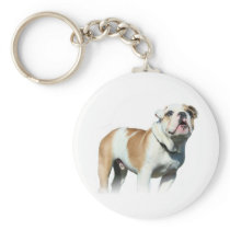 bulldog keychain