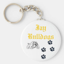 bulldog keychain