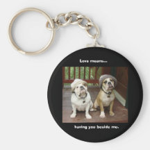 Bulldog Keychain