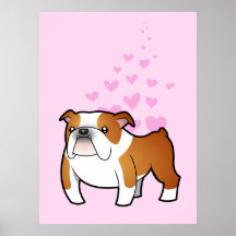 Bulldog Love Print