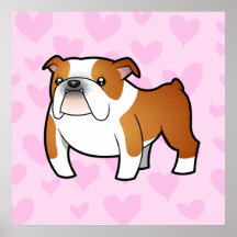 Bulldog Love Print