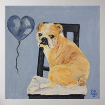 Bulldog Madeline Poster