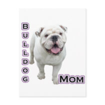 Bulldog Mom 4 Post Card