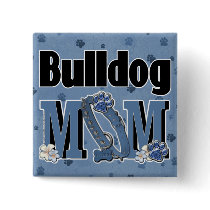 Bulldog MOM - Blue Pins