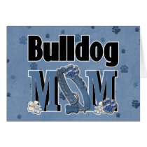 Bulldog MOM - Blue Card