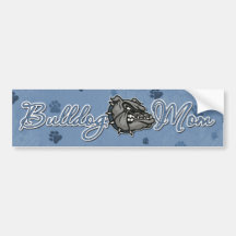 Bulldog Mom Bumper Sticker