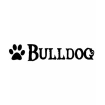 Bulldog (pirate style w/ pawprint) t-shirts by dogsandhorses Bulldog (pirate style w/ pawprint) t-shirts