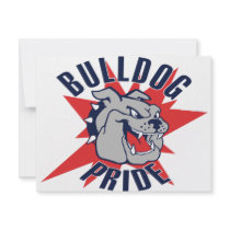Bulldog Pride Personalized Announcement