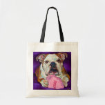 Bulldog Princess Canvas Bags