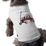 Bulldog Puppies In Wagon Pet Clothing